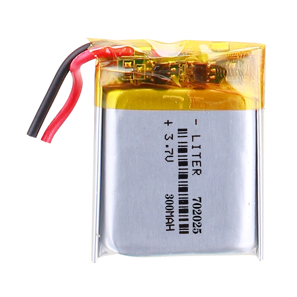 3.7V Hot Selling Standard LiPo Batteries 702025 300mAh 1.11Wh