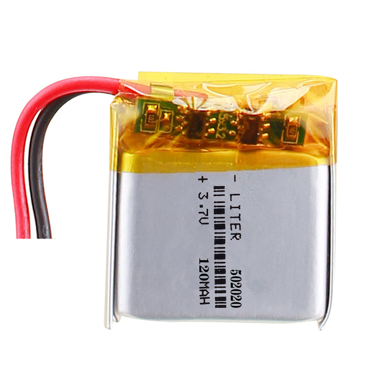 3.7V Hot Selling Standard LiPo Batteries 502020 120mAh 0.444Wh
