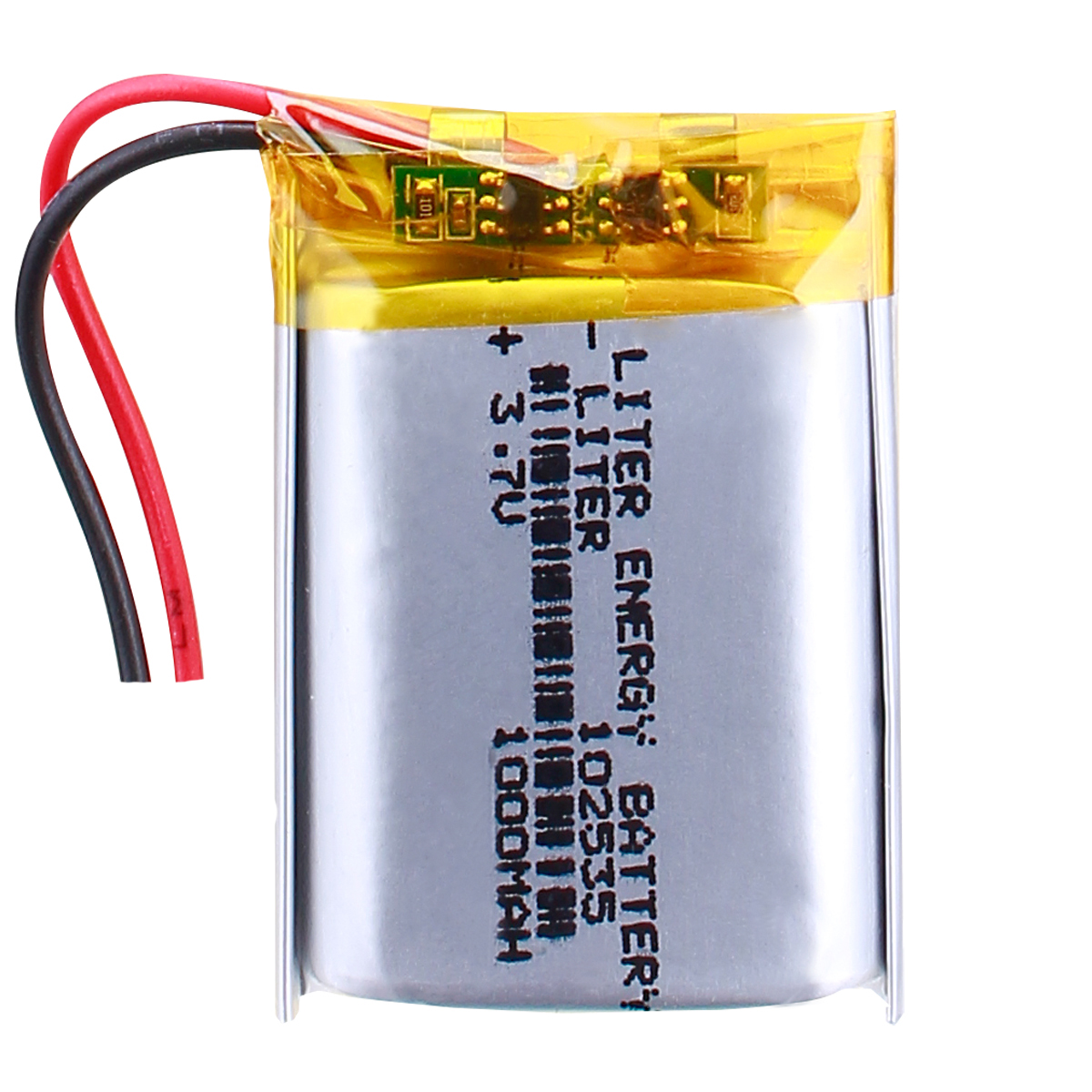 3.7V Rechargeable Hot Selling LiPo Batteries 102535 1000Ah 3.7Wh