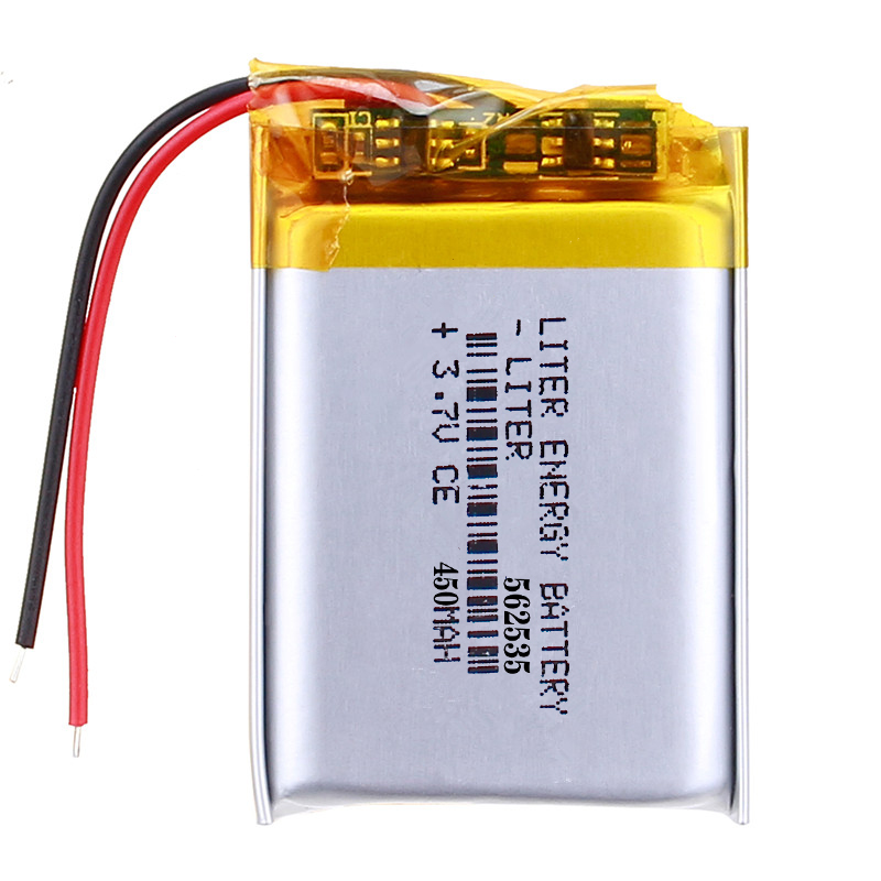1.665Wh 3.7V LiPo Battery 450mAh 562535
