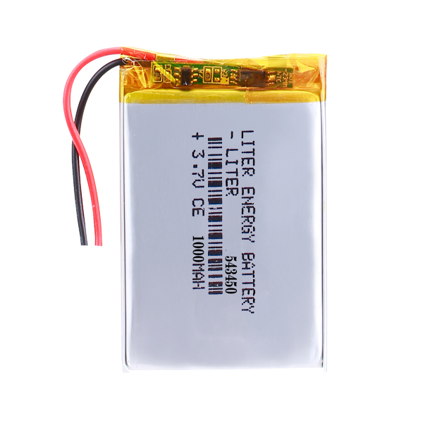 3.7Wh 3.7V LiPo Battery 1000mAh 543450