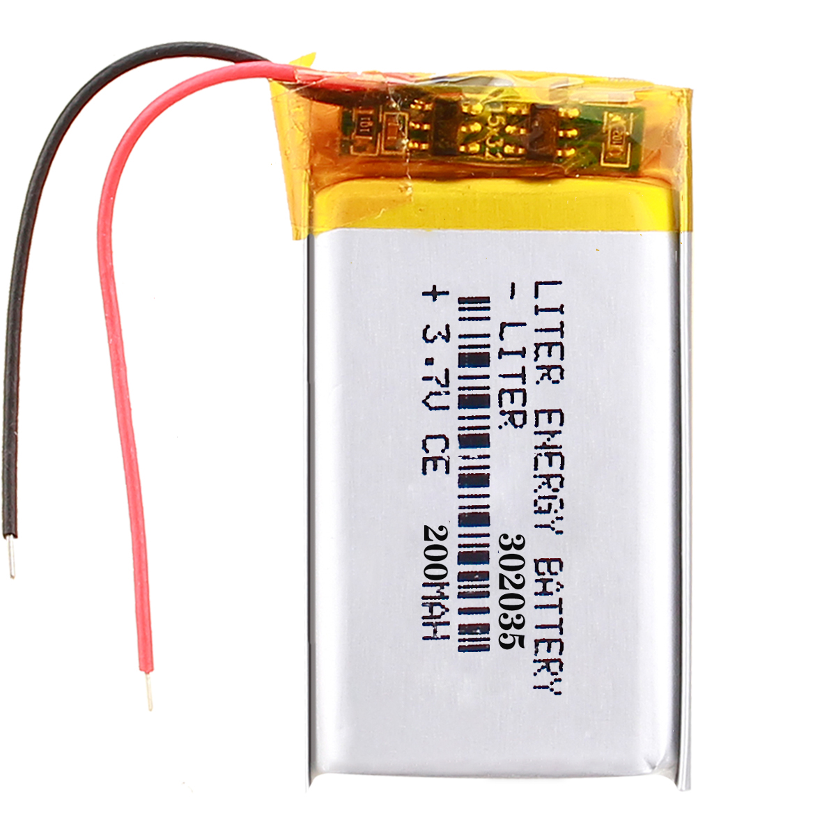 3.7V Hot Selling Standard LiPo Batteries 302035 200mAh 0.74Wh