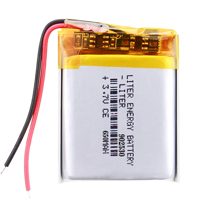 3.7V Rechargeable Hot Selling LiPo Batteries 902530 650mAh 2.405Wh