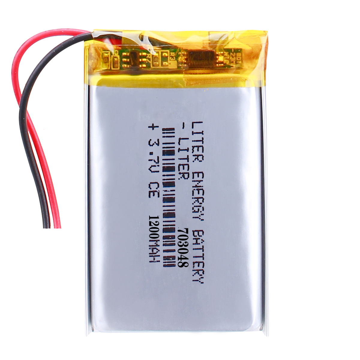 3.7V Rechargeable Hot Selling LiPo Batteries 703048 1200mAh 4.44Wh