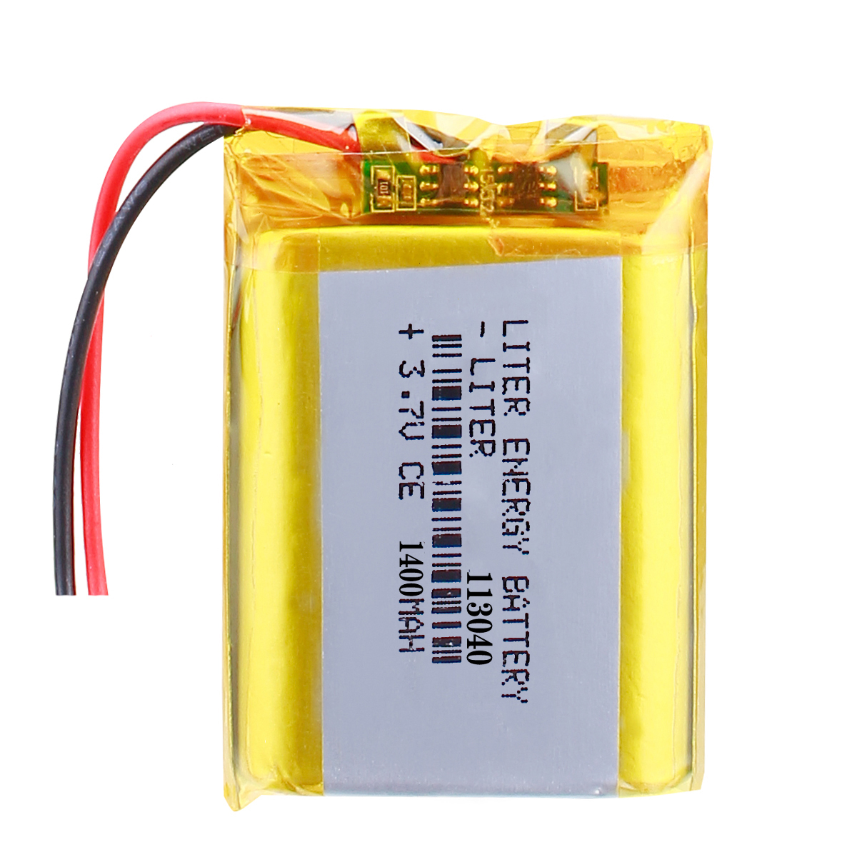 5.18Wh 3.7V LiPo Battery 1400mAh 113040