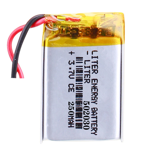 3.7V Multipurpose Rechargeable Standard LiPo Batteries 502030 250mAh 0.925Wh