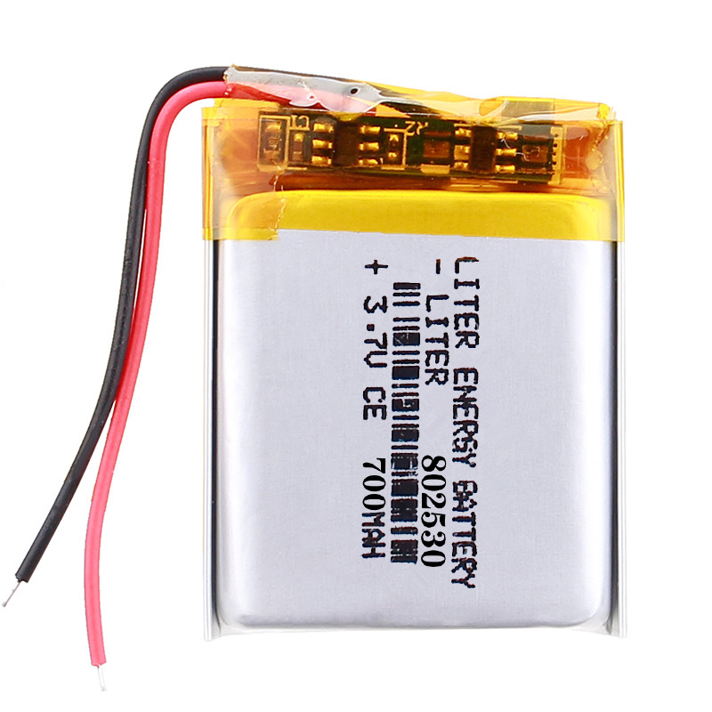 3.7V Rechargeable Hot Selling LiPo Batteries 802530 700mAh 2.59Wh