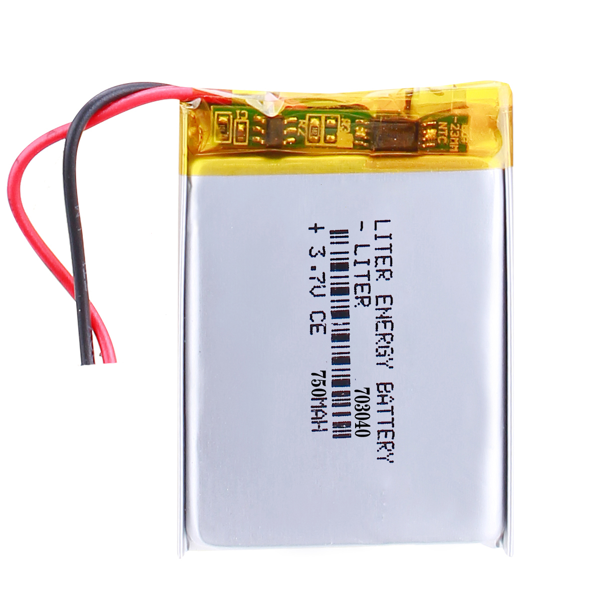 3.7V Rechargeable Standard LiPo Batteries 703040 750mAh 2.775Wh