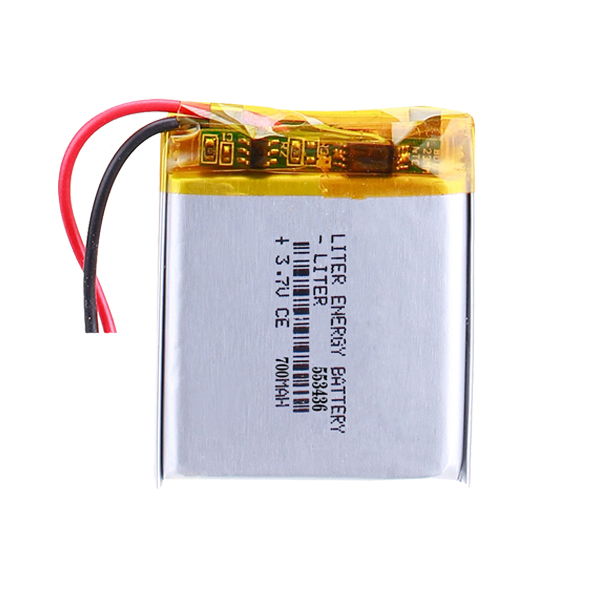 2.59Wh 3.7V LiPo Battery 700mAh 553436