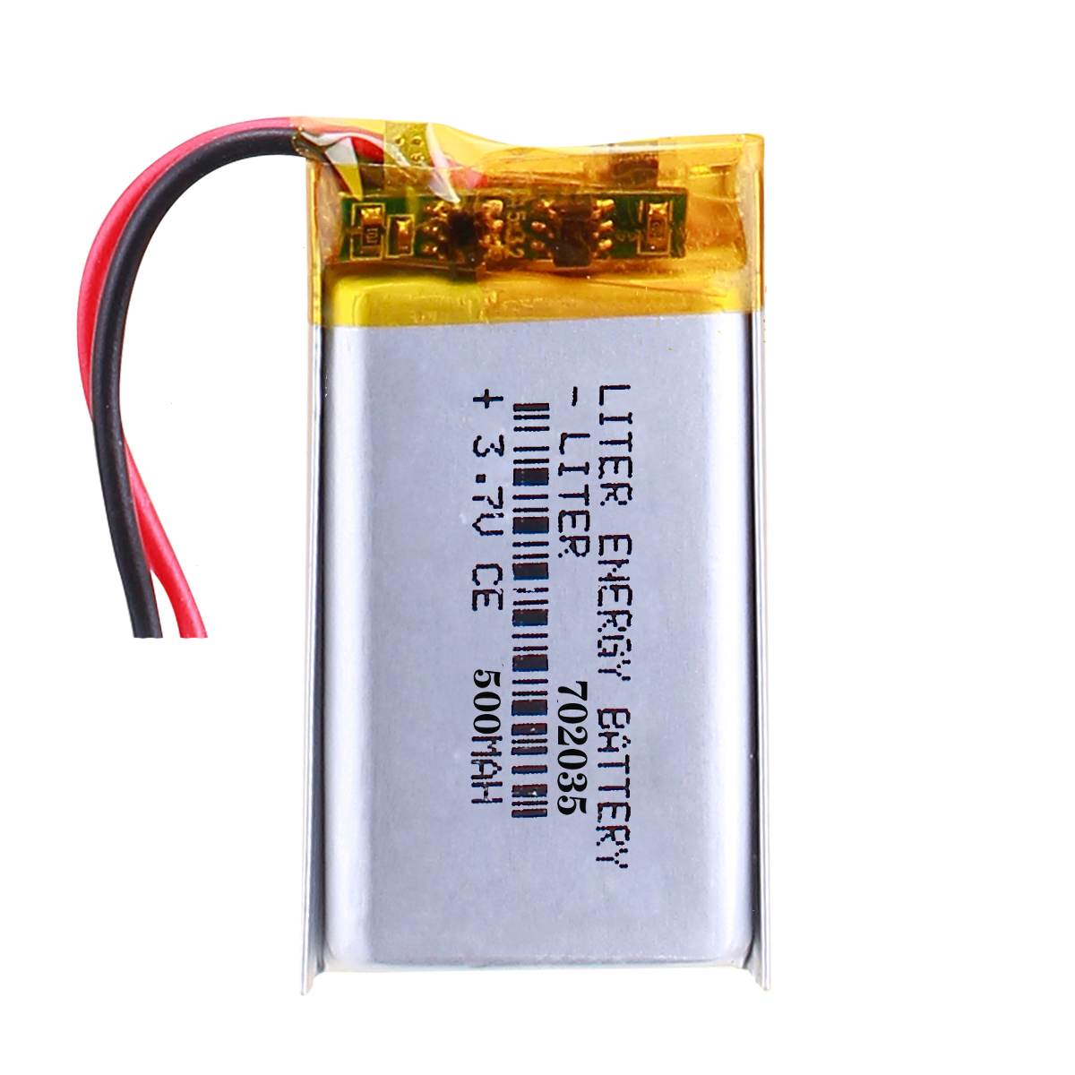 3.7V Rechargeable Hot Selling LiPo Batteries 702035 500mAh 1.85Wh
