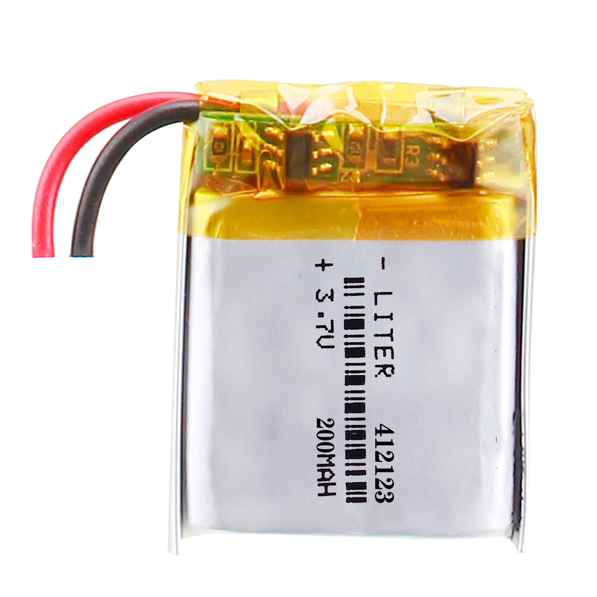 3.7V Multipurpose Rechargeable Standard LiPo Batteries 412123 200mAh 0.74Wh