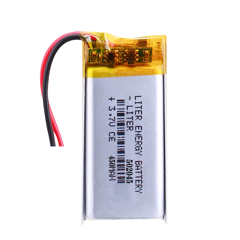 3.7V Rechargeable Hot Selling LiPo Batteries 502045 450mAh 1.665Wh
