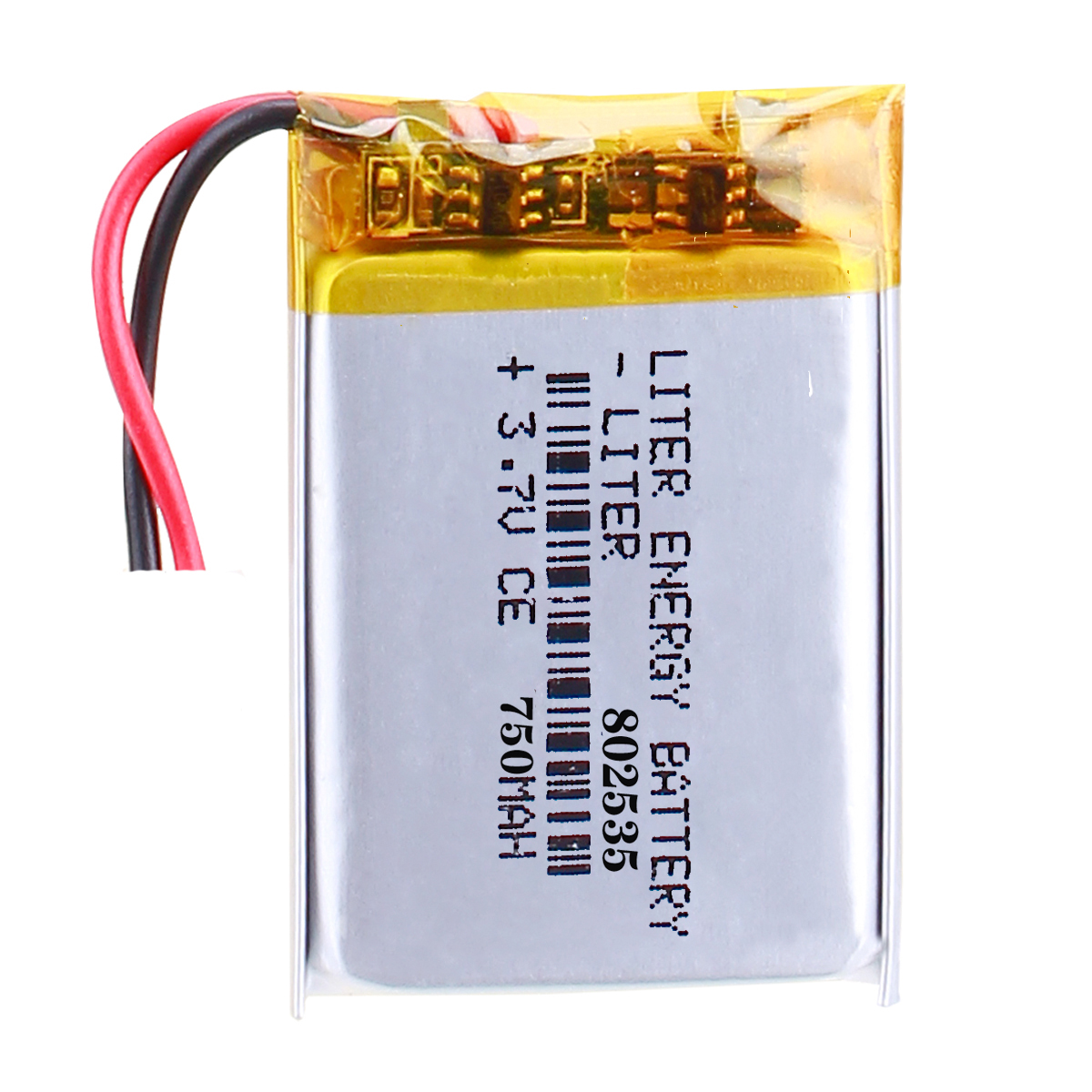 3.7V Rechargeable Hot Selling LiPo Batteries 802535 750mAh 2.775Wh