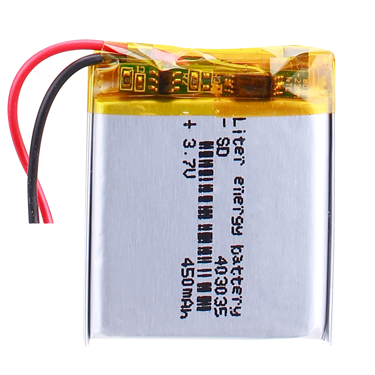3.7V Rechargeable Hot Selling LiPo Batteries 403035 450mAh 1.665Wh