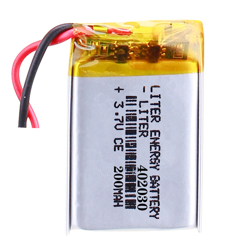 3.7V Multipurpose Rechargeable Standard LiPo Batteries 402030 200mAh 0.74Wh