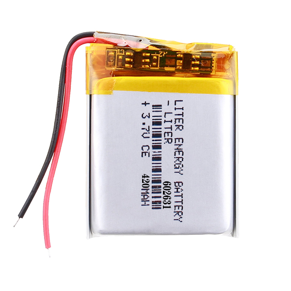 1.554Wh 3.7V LiPo Battery 420mAh 602631