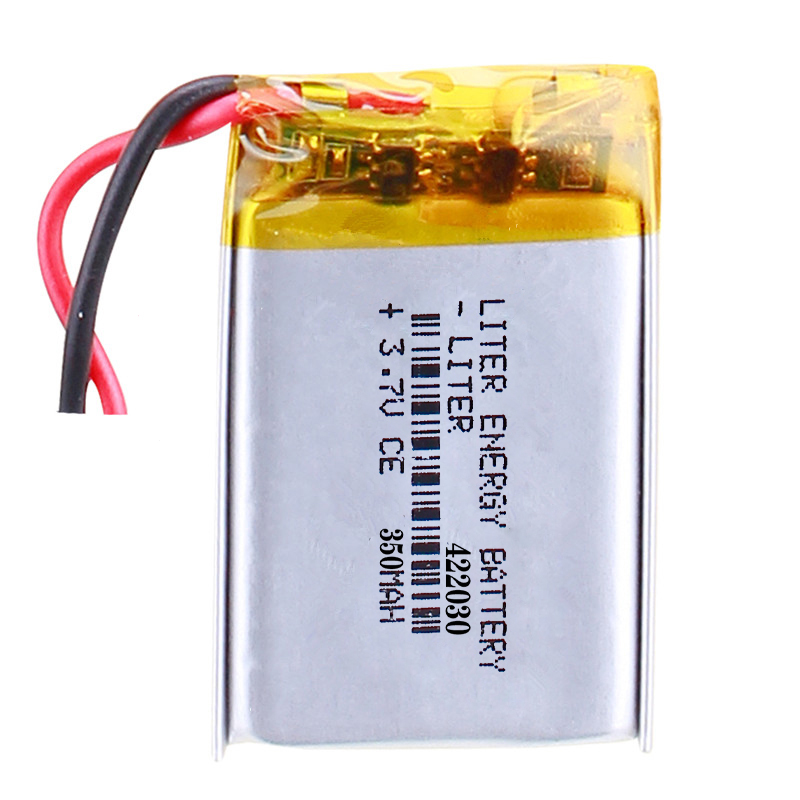 1.295Wh 3.7V LiPo Battery 350mAh 422030