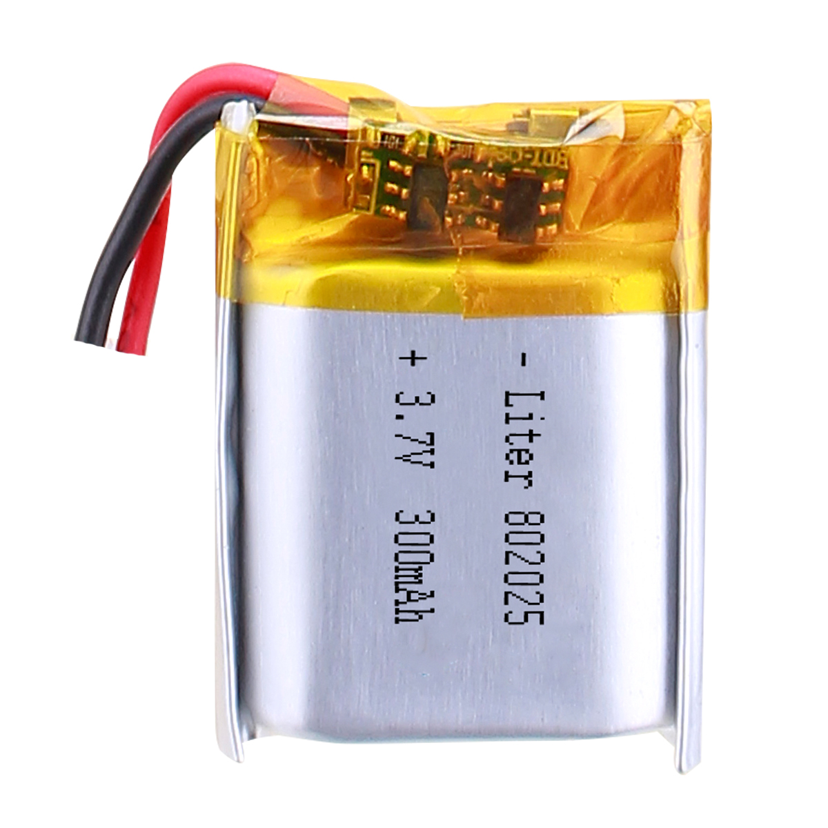3.7V Hot Selling Standard LiPo Batteries 802025 300mAh 1.11Wh