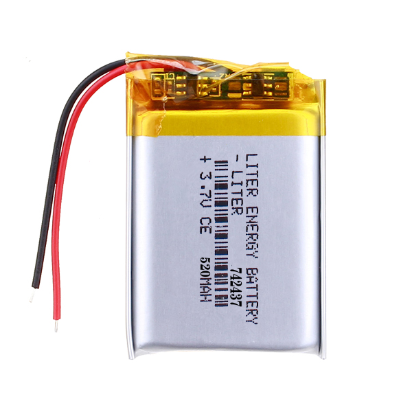 Hot Selling High Rate LiPo Batteries 742437 3.7V 520mAh 15C