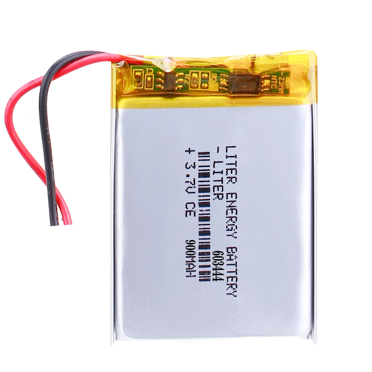 Certificated 3.7V Rechargeable LiPo Batteries 603444 900mAh 3.33Wh