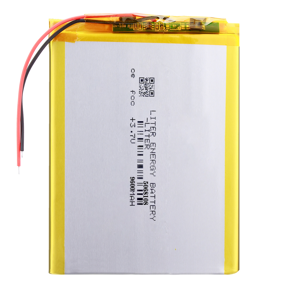 5068108 9600mAh 3.7V Custom LiPo Batteries with connector Molex 51021-0300