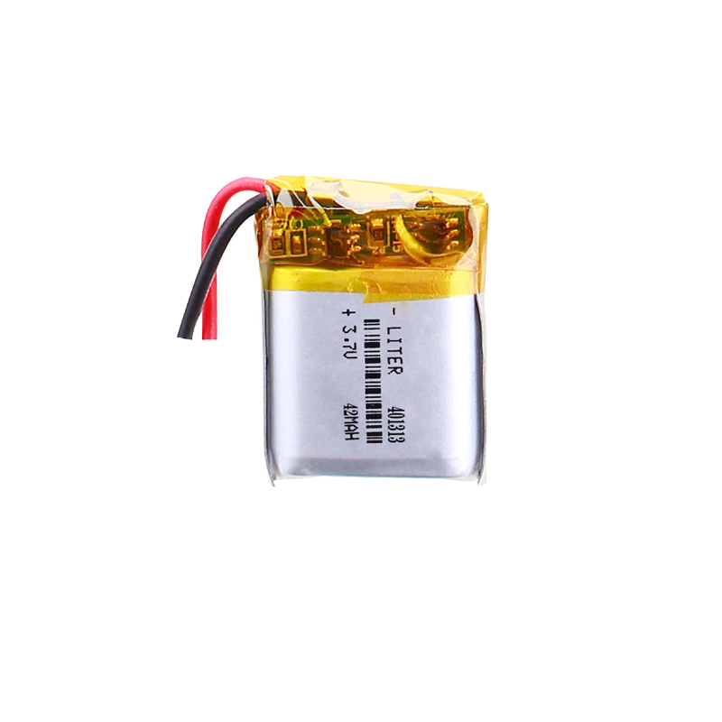 401313 42mAh 3.7V LiPo Battery with connector JST SHR-03V-S-B