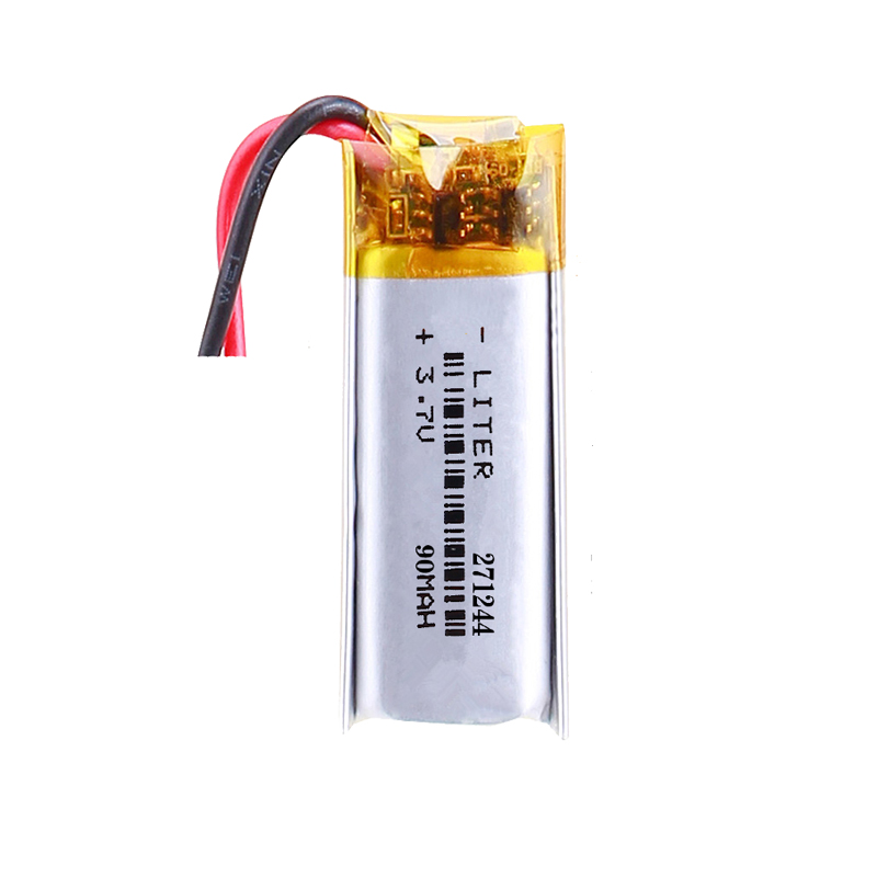 271244 90mAh 3.7V Rechargeable LiPo Battery Batteries