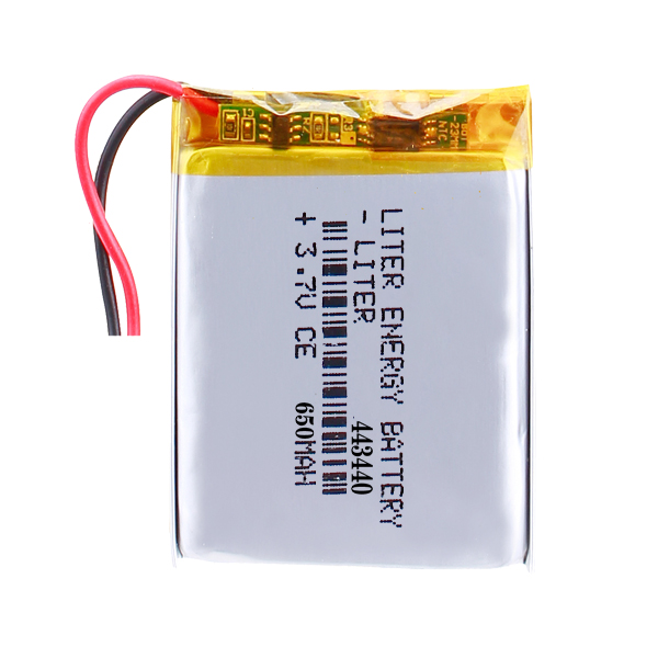 443440 650mAh 3.7V Rechargeable LiPo Battery with connector JST PHR-2 A