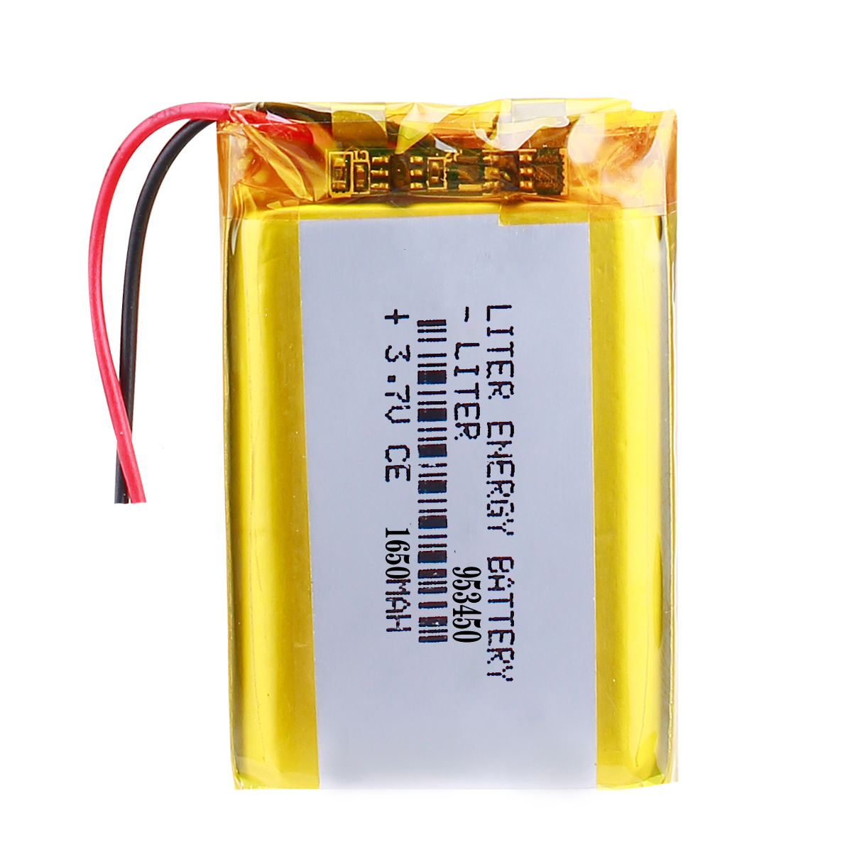 3.7V Rechargeable LiPo Batteries 953450 1650mAh 6.105Wh
