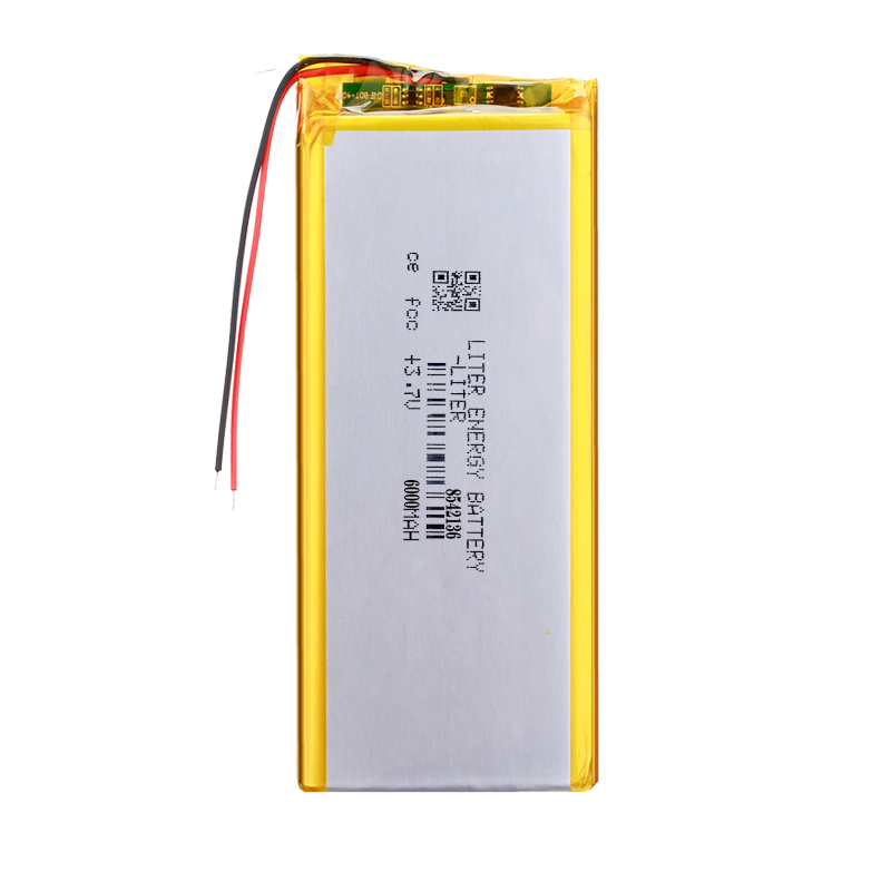 Standard Rechargeable Hot Selling LiPo Batteries 8542136 6000mAh 22.2Wh
