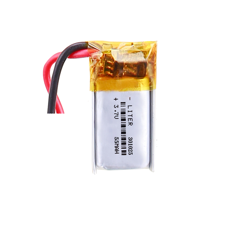 301025 55mAh 3.7V Rechargeable LiPo Battery Batteries
