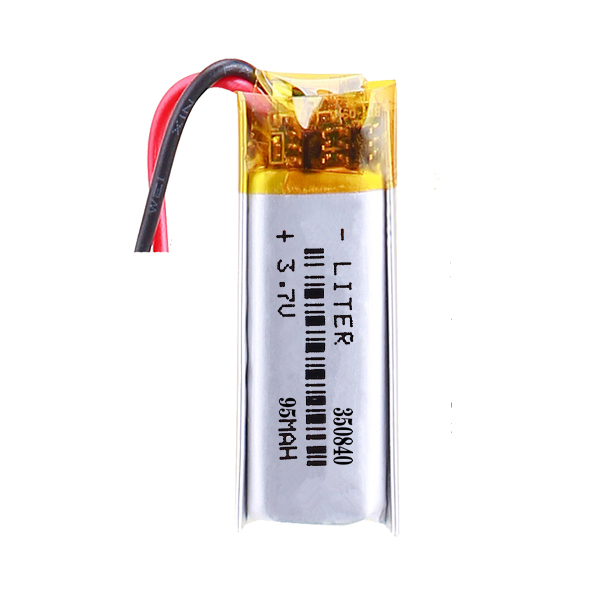 350840 95mAh 3.7V Rechargeable LiPo Battery Batteries with connector JST ACHR-03V-S B