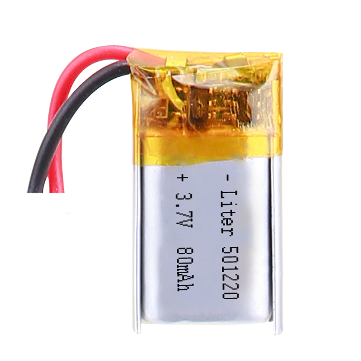 Certificated 3.7V Rechargeable LiPo Batteries 501220 80mAh