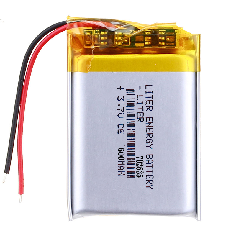 702535 600mAh 3.7V Rechargeable LiPo Battery