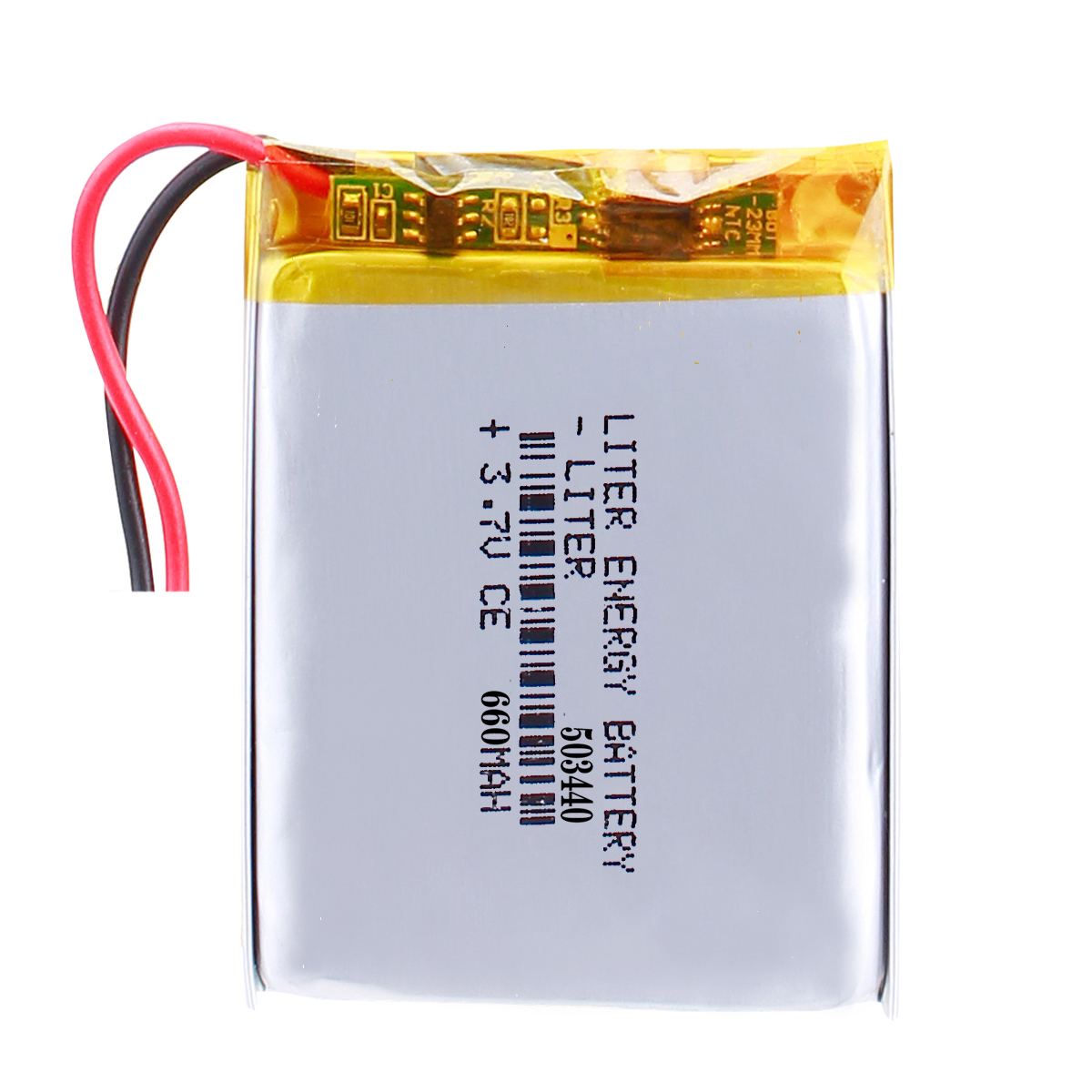503440 660mAh 3.7V Rechargeable LiPo Battery with connector Molex 51021-0400