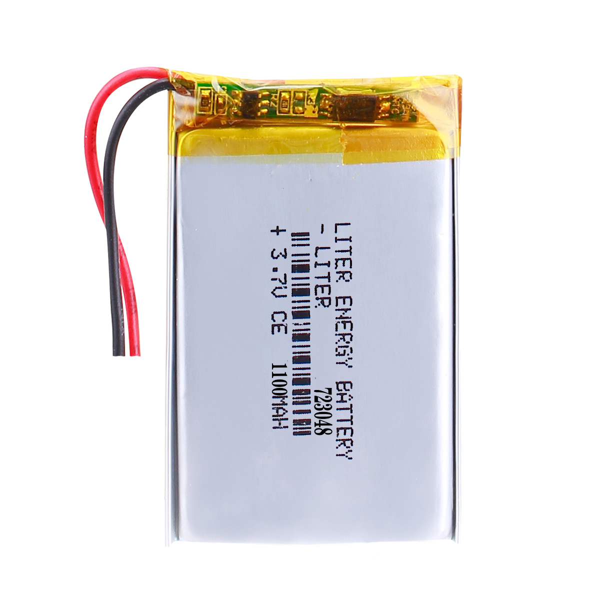 UN38.3 Certificated 3.7V Rechargeable LiPo Batteries 723048 1100mAh