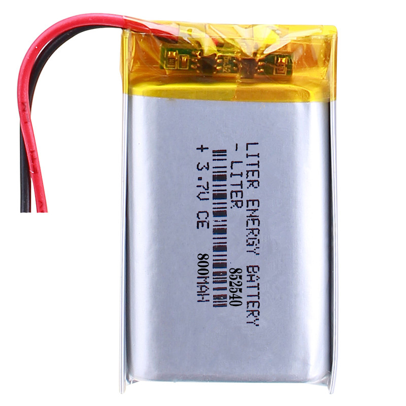 852540 800mAh 3.7V Rechargeable LiPo Battery