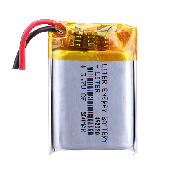 Certificated 3.7V Rechargeable LiPo Batteries 482030 250mAh