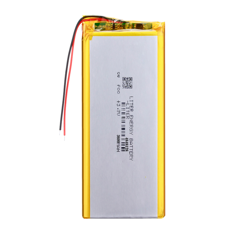 4848128 3600mAh 3.7V Rechargeable LiPo Battery