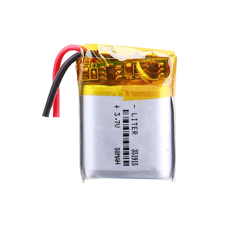 351915 50mAh 3.7V Rechargeable LiPo Battery Batteries