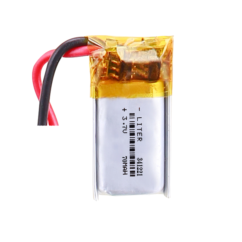 341221 70mAh 3.7V Small LiPo Battery